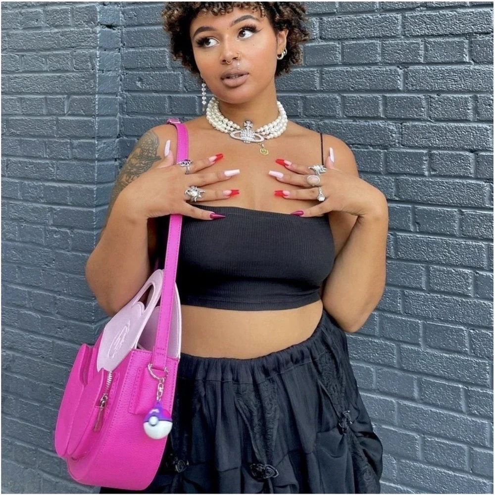 Homage Year Passion Ova Manifestation Bag Crossbody Shoulder Tote Pink